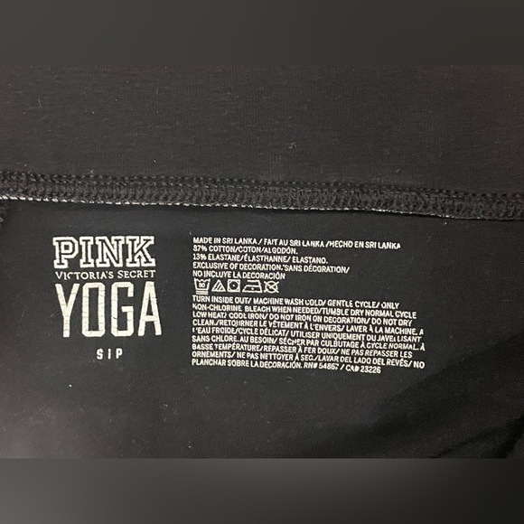PINK Victoria’s Secret Black Yoga Leggings - Picture 8 of 8